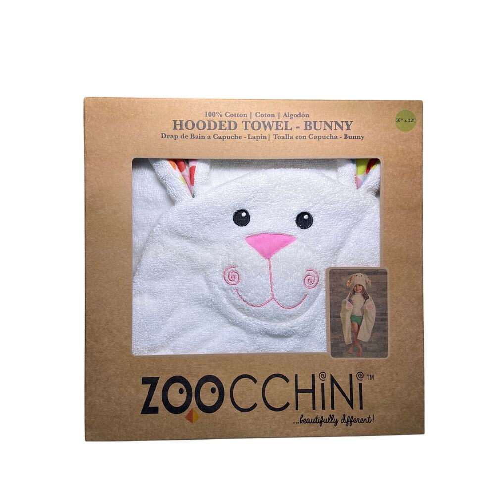 BNWT Zoocchini Hooded towel “Bella the Bunny”